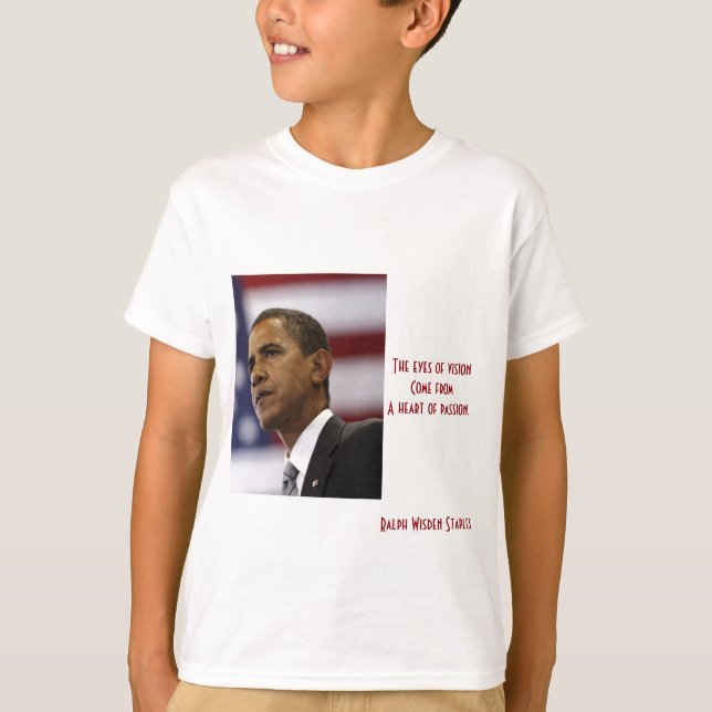Barack Obamas hjärta av passion T Shirt (Framsida)