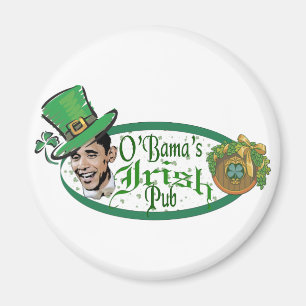 Barack Obamas irländska pub Magnet