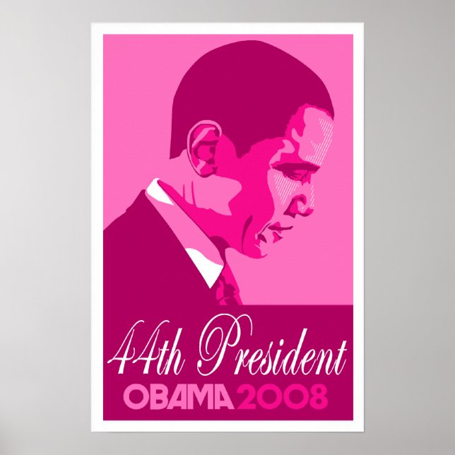 Barack Obamas Mörk Rosa 44:e presidenten Poster (Framsidan)
