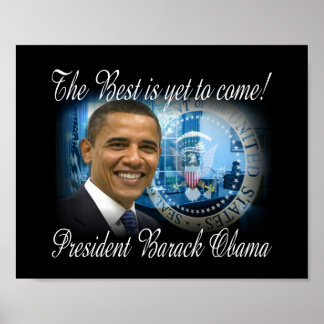 Barack Obamas president i Förenta Stater Poster