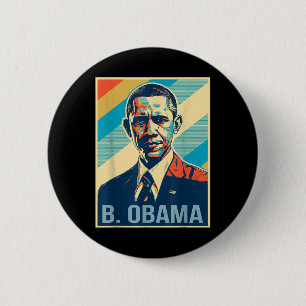 Barack Obamas president Retro Patriotic Knapp