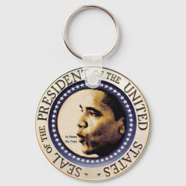 Barack Obamas presidentsälskrets Nyckelring (Framsida)