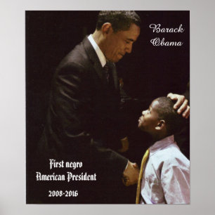BARACK OCH BARN POSTER