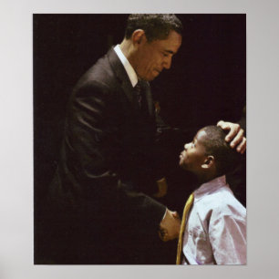 BARACK OCH BARNAFFISCH POSTER