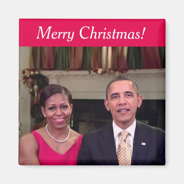 Barack och Michelle 2011WA - Magnet (Framsidan)