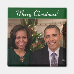 Barack och Michelle 2012WA - magnet