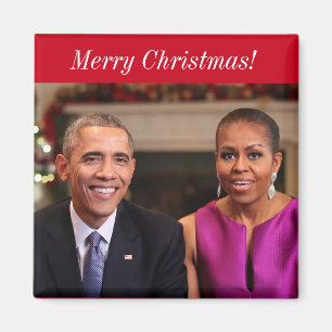 Barack och Michelle 2014WA - magnet