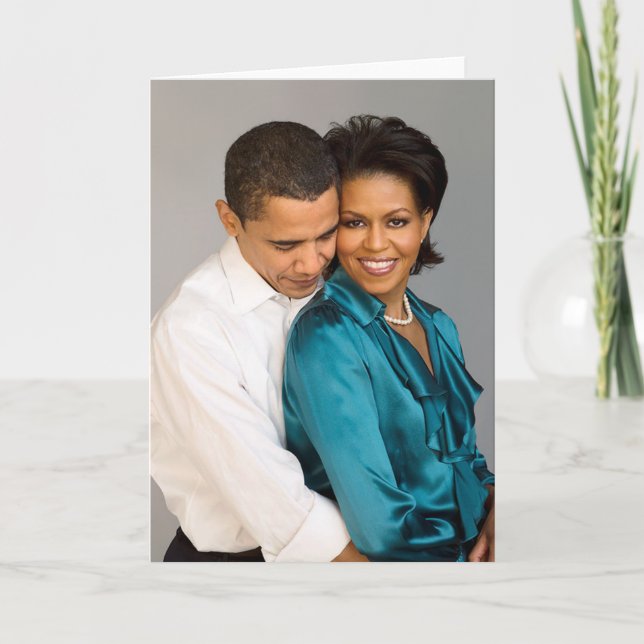 Barack och Michelle Kort (Framsida)