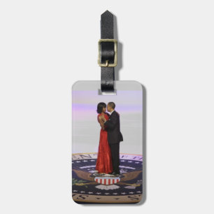 Barack och Michelle Obama Bagagebricka