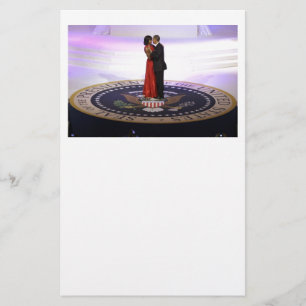 Barack och Michelle Obama Brevpapper