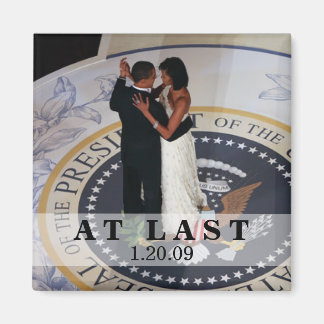 Barack och Michelle Obama Dancing Inaugural Boll Magnet