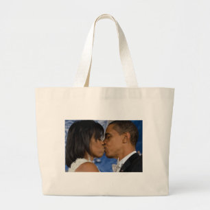 Barack och Michelle Obama Jumbo Tygkasse