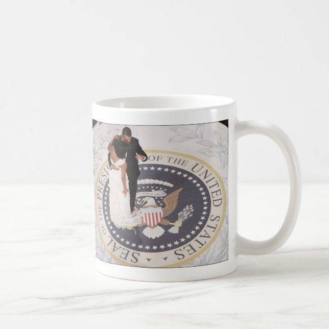 Barack och Michelle Obama Kaffemugg (Höger)