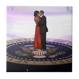 Barack och Michelle Obama Kakelplatta