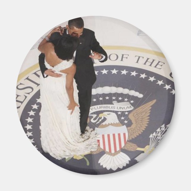 Barack och Michelle Obama Magnet (Framsidan)