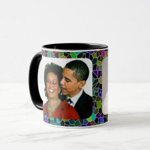BARACK OCH MICHELLE OBAMA MUGG
