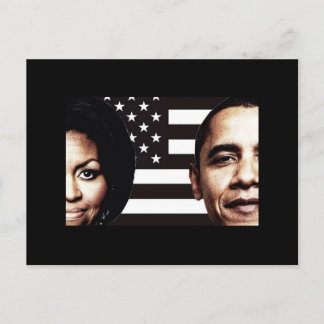 Barack och Michelle Obama Photo Vykort