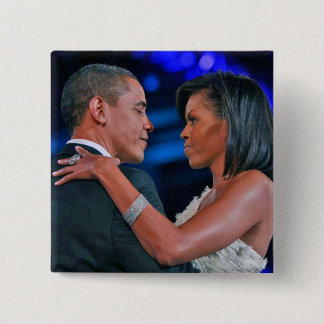 Barack och Michelle Obama som dansade vid Inaugura Knapp