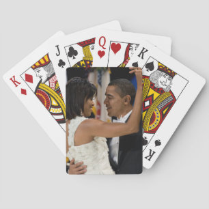 Barack och Michelle Obama Spelkort