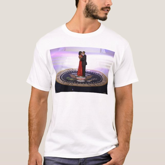 Barack och Michelle Obama Tee Shirt (Framsida)