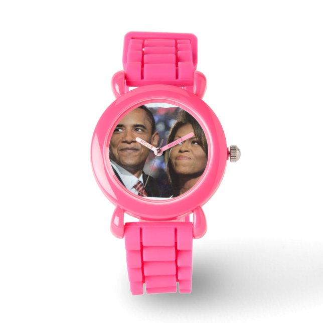 BARACK OCH MICHELLE OBAMA watch Armbandsur (Framsida)