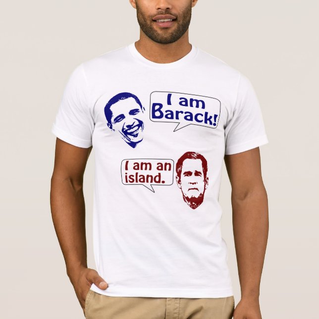 Barack och öskjortan tee shirt (Framsida)