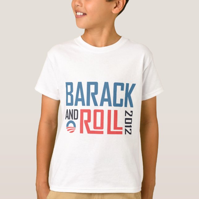 Barack och roll 2012 tee shirt (Framsida)