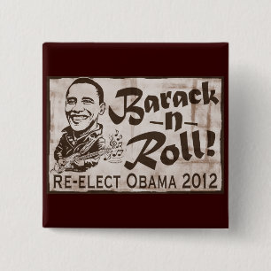 Barack och rulle Obama 2012 utrustar Knapp