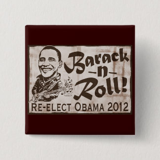 Barack och rulle Obama 2012 utrustar Knapp