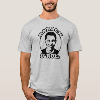 Barack och rulle t-shirt