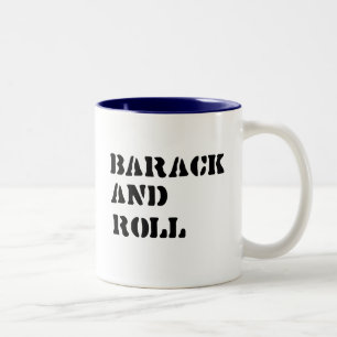Barack och rullT-tröja Två-Tonad Mugg