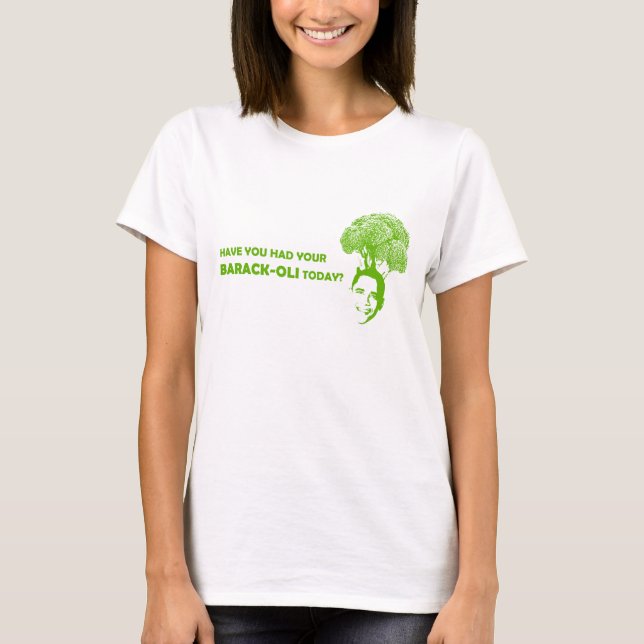 BARACK--OLIgrönt Tee Shirt (Framsida)