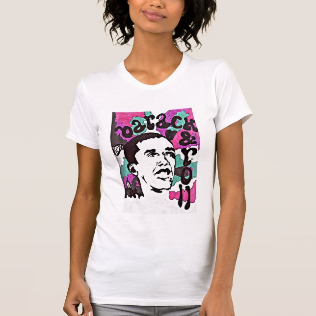Barack & Roll! Tee Shirt (Framsida)