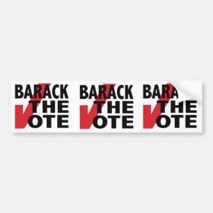 Barack rösta bildekal
