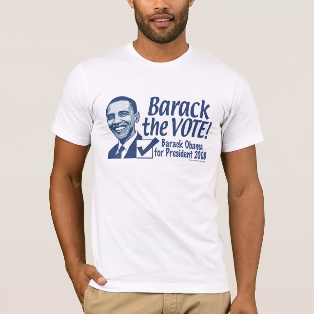 Barack röstaskjortan t shirt (Framsida)