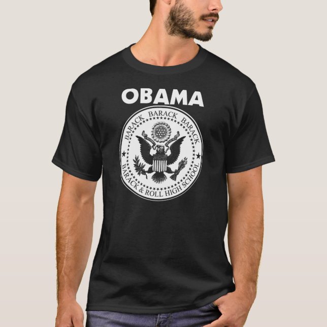 Barack rullhögstadium t-shirt (Framsida)