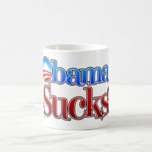 Baracken Obama suger Kaffemugg