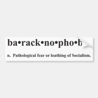 Baracknophobia bildekal