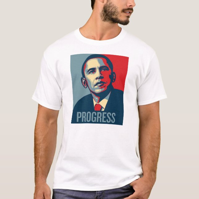 BarackObama FRAMSTEG T Shirt (Framsida)