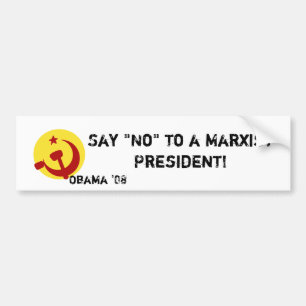 BarackObamaschange Obama '08, något att säga Bildekal