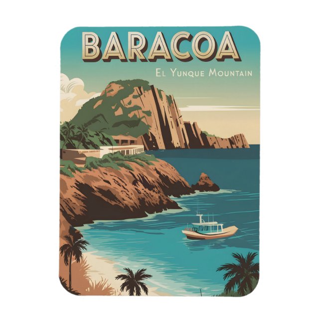 Baracoa El Yungue Mountain Magnet (Vertikal)