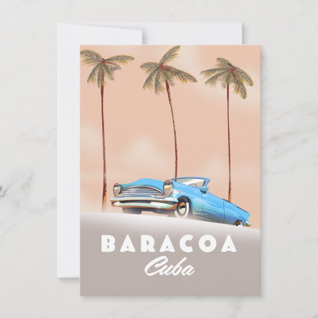 Baracoa Kuba Antik bil (Framsida)