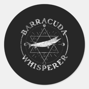 Baracuda Whisperer - Barracuda Runt Klistermärke