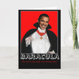 Baracula Halloween kort