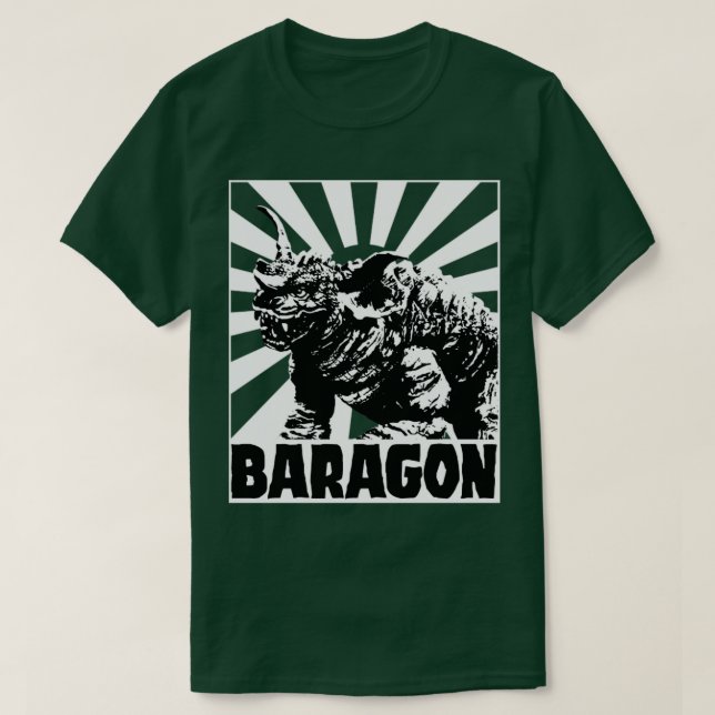BARAGON Stigning sol för röda T T Shirt (Design framsida)