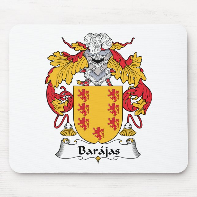 Barajas familjvapensköld musmatta (Framsidan)