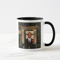 Barak Obama talar på den sista kvällen av