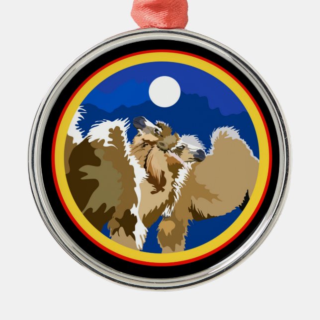 Baraka och Ja! Julgransprydnad Metall (Framsidan)