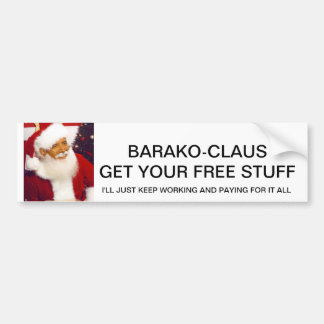 Barako Claus bildekal