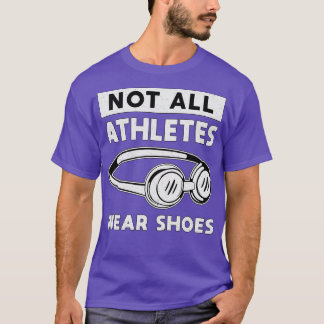 Bäran Idrottsmän visar inte Simman Simma Swimmer T Shirt